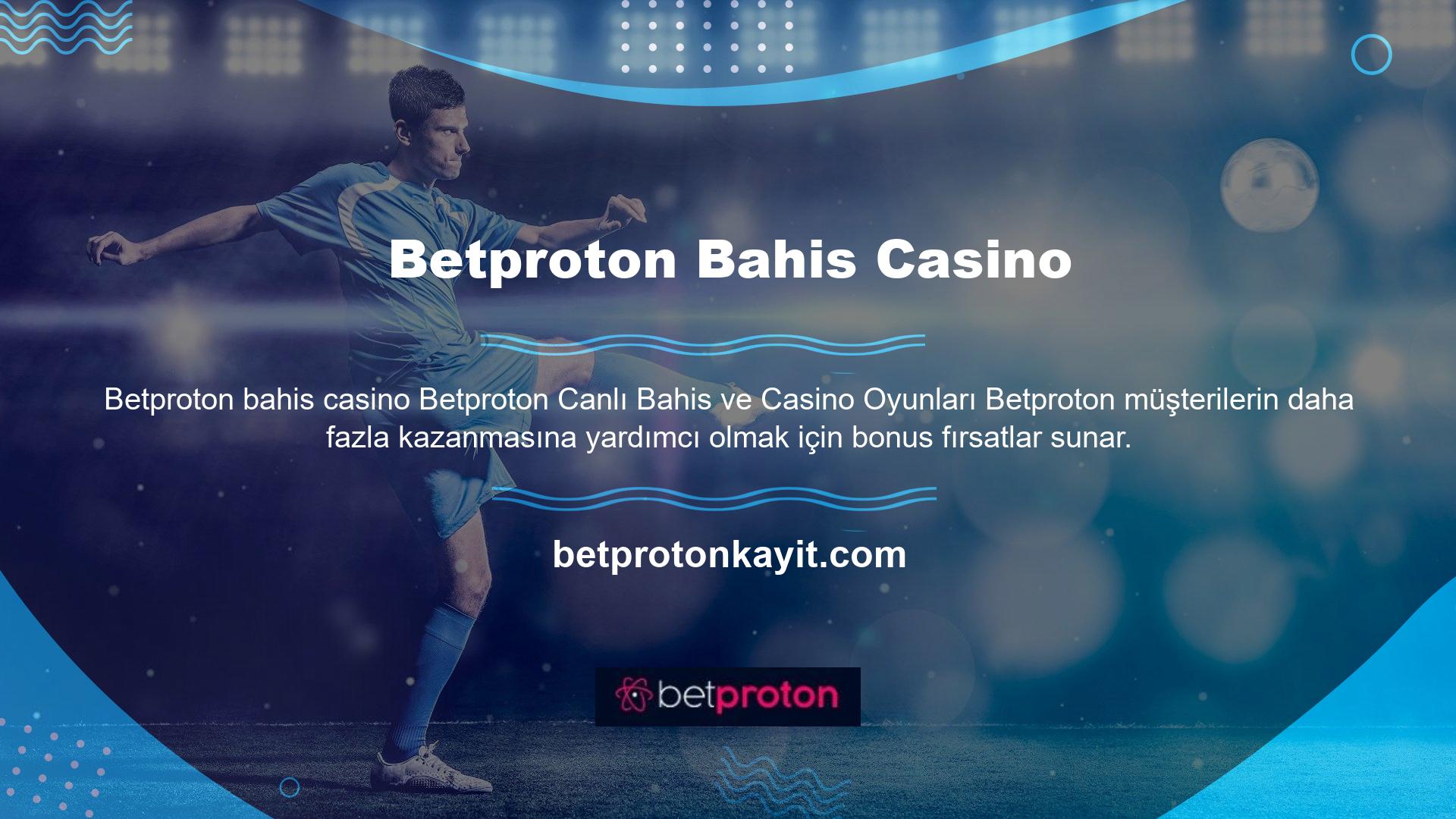 Birçok bahis sitesinde olduğu gibi, Betproton Sportsbook canlı bahis ve canlı bahis olarak ikiye bölünmüştür